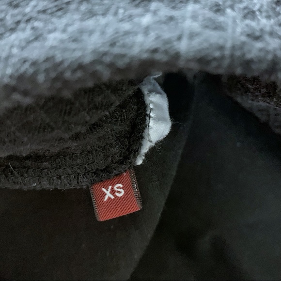 Comptoir Des Cotonniers Crewneck Black Pullover Textured Sweater Top, Size XS - Picture 6 of 6